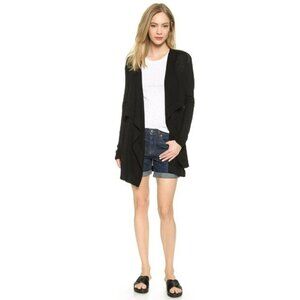 VINCE Blue Mason Indigo Relaxed Rolled Westside Mid-Rise Denim Shorts Size 27